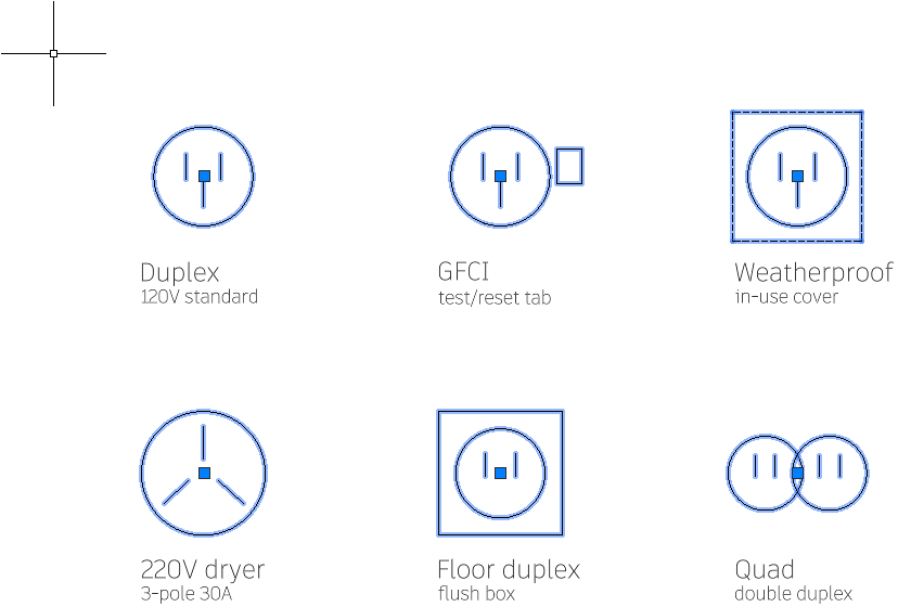 DXFCSV AI generated - CSVIN receptacles as blocks